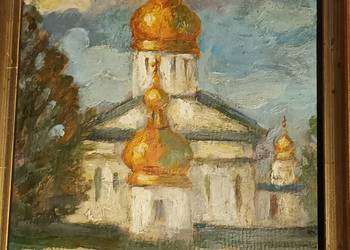 Widok cerkwi na Ukrainie