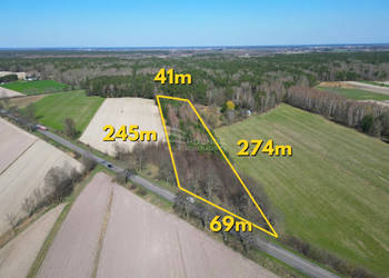 Działka z możliwościa zabudowy w Tucznej + las