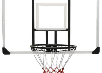 Przezroczysta tablica z koszem do koszykówki 106x69x3 cm WM-93668