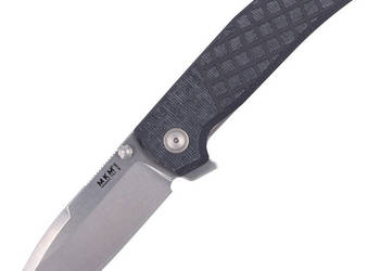 Nóż składany MKM Maximo Black Micarta, Stone Washed by Bob Terzuola (MKMM-…