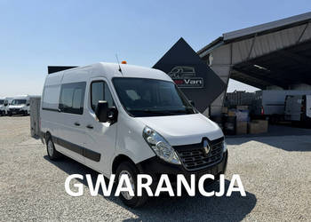 Renault Master L2H2 średniak 6 osobowy brygadówka doka 90tys.km!! pełna op…