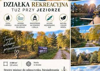 DZIAŁKA REKREACYJNA TUŻ PRZY JEZIORZE Tomiszewo