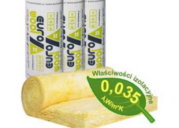 Eurowool EURO M-17 Wełna mineralna 10 CM 0,035