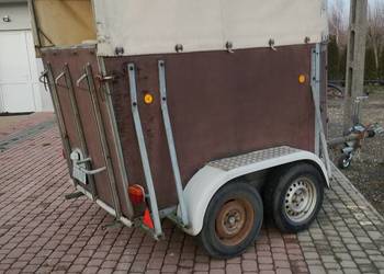 Przyczepka do przewozu koni.konia bydła
