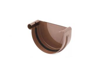 Bryza PVC Denko lewe 125 mm brąz