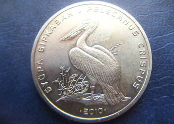 Stare monety 50 tenge 2010 Pelikan Kazachstan piękna