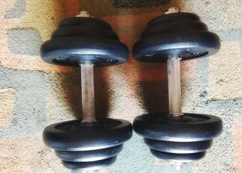 Hantle 2x20kg żeliwne