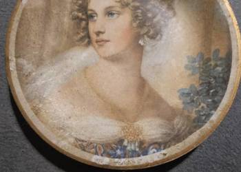 Porcelanowy talerz dekoracyjny – Johann Ender „Natalia Potocka” | Wawel PRL