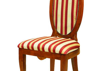 Krzesło ludwikowskie wysokie owalne oparcie 80276