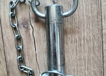 Sworzeń 32mm z ruchomym uchwytem (solidny) z zawleczką i łańcuszkiem