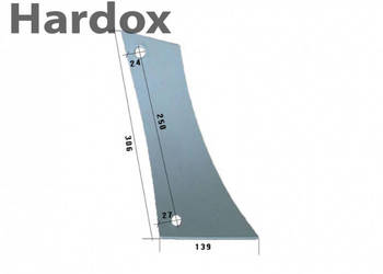 Pierś HARDOX 1765Z/P części do pługa LANDSBERG