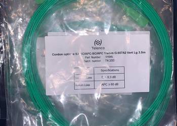 Patchcord SC/APC-SC/APC SM sx 2.0mm G657A1 x10