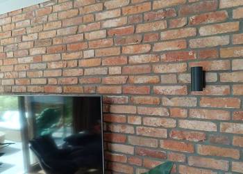 Stara cegła, płytki cięte z cegły, klinkier lico