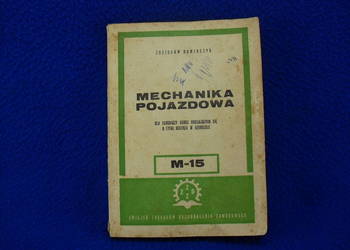 Książka - MECHANIKA  POJAZDOWA