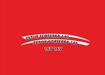 Naklejki zetor forterra 140 bardzo mocne i odporne!