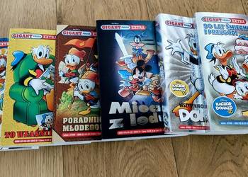 Komiksy Kaczora Donalda Gigant Poleca Extra x 6