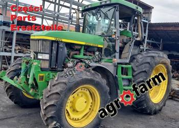 John Deere 7710 części, skrzynia biegów, silnik
