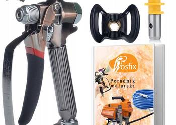 Pistolet Malarski Rosfix TurboJet TJ1 | Zestaw z Dyszą 517 i Filtrami