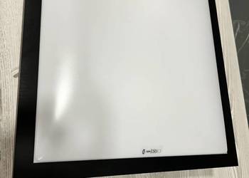 lampa plafon sufitowy mleczny 30x30 cm