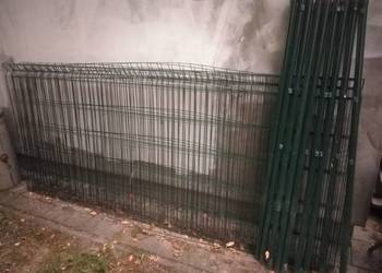 Panele ogrodzeniowe 110 cm i słupki z demontażu
