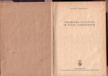 (6098) TWORZYWA SZTUCZNE W ŻYCIU CODZIENNYM – STEFAN SĘKOWSK