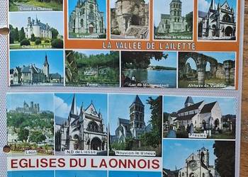 Francja La Laonnois La Vallee de L'Ailette pocztówki 2 szt.