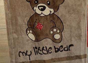 Miękki Koc Polarowy "My Little Bear"