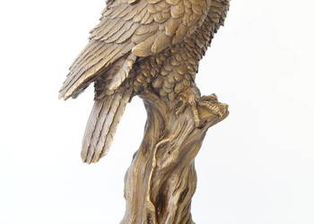 Figura z brązu DUŻA SOWA symbol mądrości rzeźba Figura z brązu DUŻA SOWA symbol mądrości rzeźba