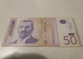 Banknot 50 dinar Serbia