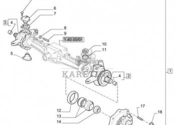 New Holland T6010 Piasta 87529959