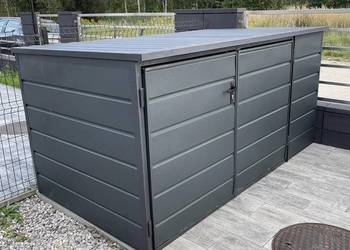 Schowek na rowery kosze narzędzia sprzęt ogrodowy wiatka wiata