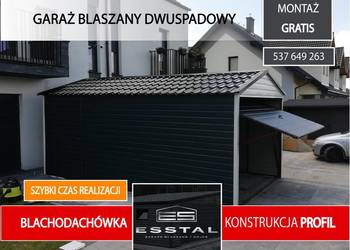 Garaż Blaszany - Blaszak - Magazyn - Schowek - Garaże Blaszane –ESSTAL-