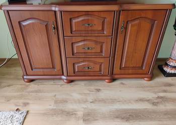 Komplet witryna narożna,komoda