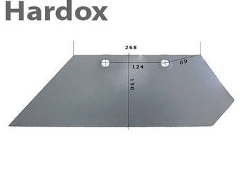 Lemiesz 300hektarów HARDOX 92217/L części do pługa OVERUM