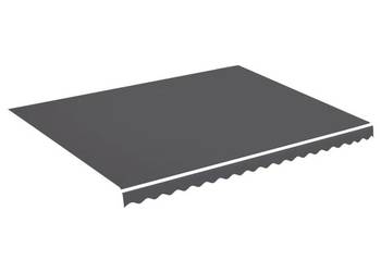 vidaXL Zapasowa tkanina na markizę, antracytowa, 4,5x3,5 m(SKU:311950)