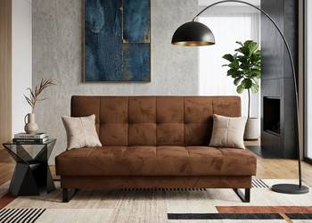 Wersalka Vida Brązowa, Funkcja Spania, Dostawa 0zł!