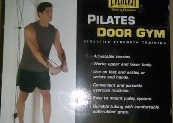 Everlast pilates gumy do rozciągania na drzwiach drzwiowa sala gimnastyczna