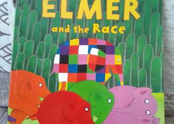 Książka po angielsku Elmer and the Race, David McKee