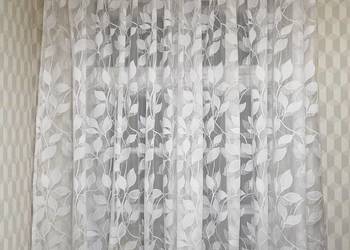 Firanka pokojowa, motyw roślinny, szerokość 3.4 m, wysokość 1.75 m