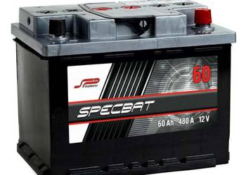 Akumulator SPECBAT 60Ah 520A EN PRAWY PLUS niski