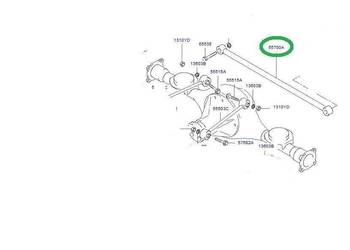 DRĄŻEK REAKCYJNY ZAWIESZENIA TYŁ HYUNDAI TUCSON I 2004-2010 55700-H1000