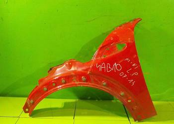 CLUBMAN I R55 08r blotnik lewy przod CHILI RED