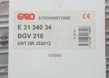 GARO wyłącznik hebel 16 A dwu biegunowy Mrągowo czytaj.