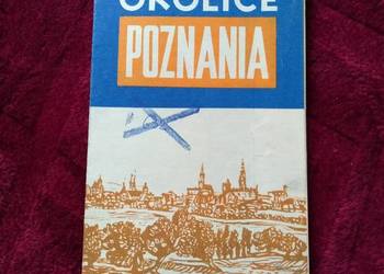 Mapa okolice Poznania 1973
