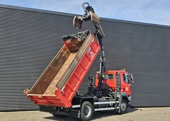 Man  TGM wywrotka 4x4 z dzwigiem