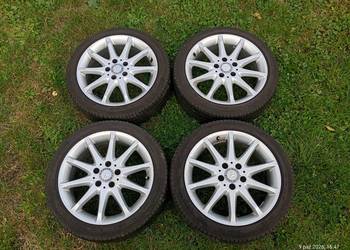 Oryginalne Alufelgi Mercedes 17” 5x112 + Opony Michelin