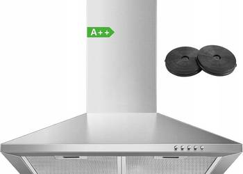 Okap kuchenny 60 cm, stal nierdzewna SNDOAS