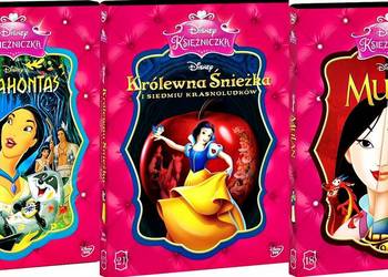 POCAHONTAS KRÓLEWNA ŚNIEŻKA I SIEDMIU KRASNOLUDKÓW  MULAN