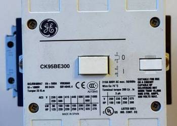 Stycznik GE CK95BE300 160kW 230-250V + Styk BCLL11
