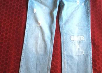 Spodnie - Jeans błękitne - W 34 / L 34- pas 90 cm La Vie